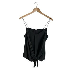 Flawless Tie Front Camisole S Dark Grey